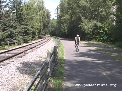 Rail with trail