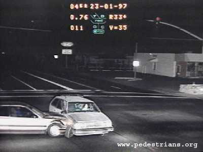 Photo - Red light crash in Mesa, AZ