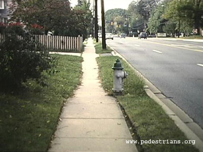 Sidewalk needs edging