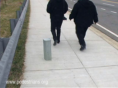 Utility box in sidewalk, Landover