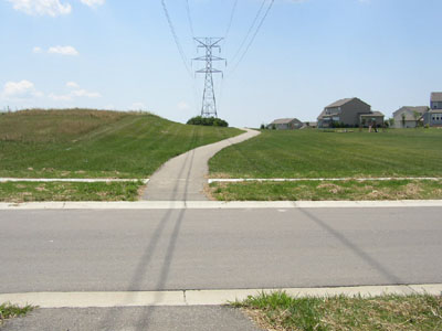 Liberty Township powerline trail.