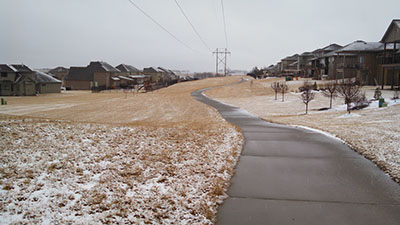Papillion Power Line Trail.